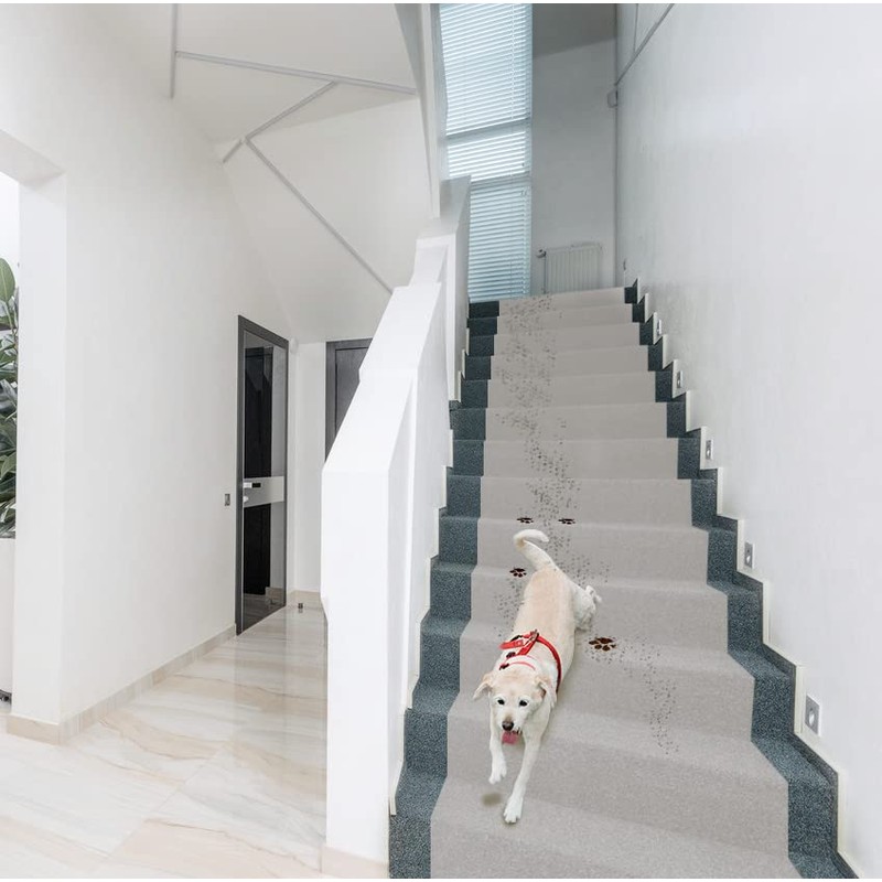 LAMINET Non-Slip Carpet & Stair Protector - Grey, 9' L