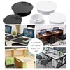 AIMALL 12PCS Plastic Desk Cord Cable Hole Cover Computer Desk