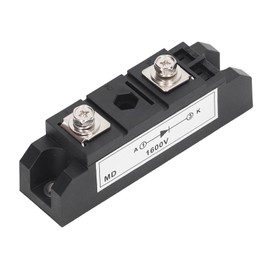 Bridge Rectifier, Diode Rectifier Module Plastic Housing 2 Terminals Copper Plate Cooling 100A 1600V PWM