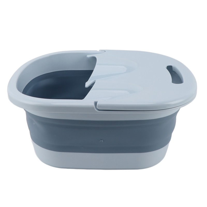 Foldable Foot Bath Basin with Massage Acupoint PP Silicone Foot