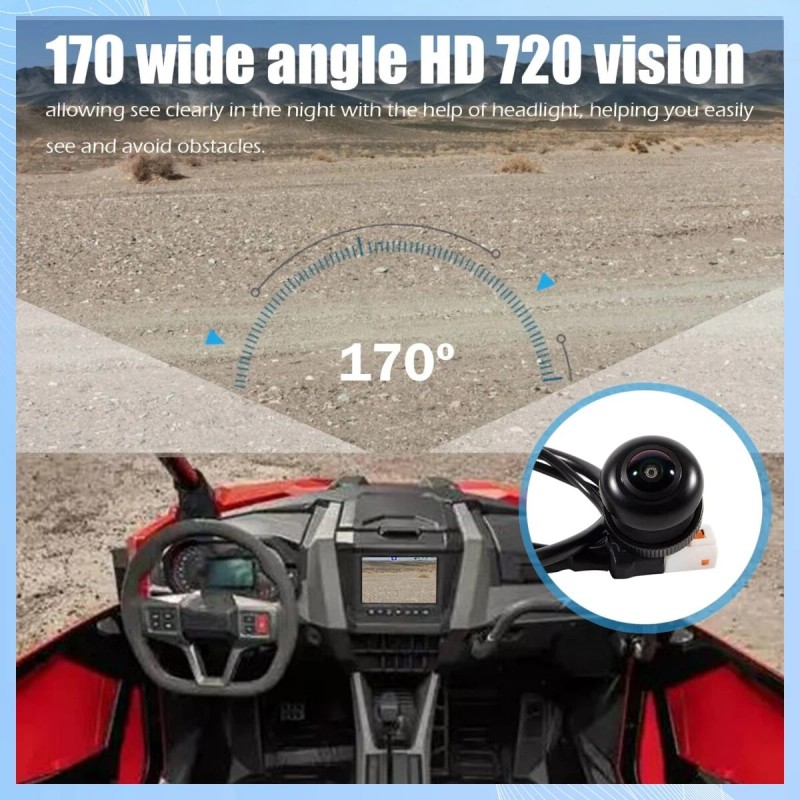chen_98auto RZR Front Camera Kit Accessories Fit for Polaris RZR