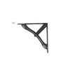 Dulton Shelf Bracket, Bow Bracket, Height 5.5 x Length 5.5 inches (140 x 140 mm), BOW BRACKET ANTIQUE BLACK S555-353-14