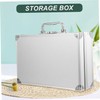 TEHAUX Aluminum Alloy Storage Box Portable Briefcase for Tools Documents