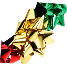 TOVINANNA 3pcs Colorful Christmas Bow Headband with Shimmering Floral Accents for Women and Xmas Hair Hoop for Holiday Parties and Year Celebrations Stylish Festive Hair Accessories