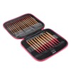 Interchangeable Carbonized Bamboo Needles Set Aluminum Circular Knitting Needles Ring