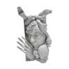 Vaveren Snake Women Face Bookend Medusa Head Book Nooks Unique