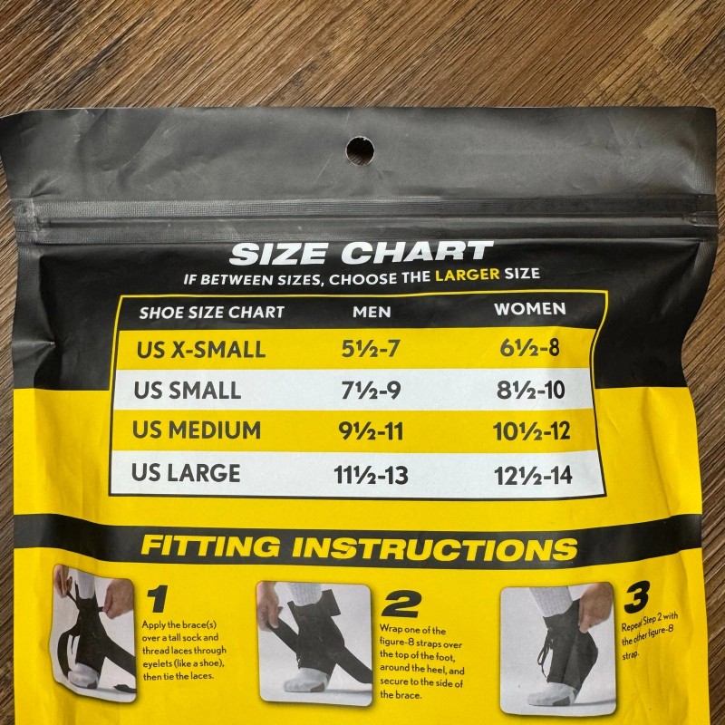 Ultra 360 Black Lace-Up Ankle Brace Ankle Support & Adjustable