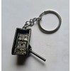 AXLorange Key Ring Tank T 34 Silver Zinc, silver