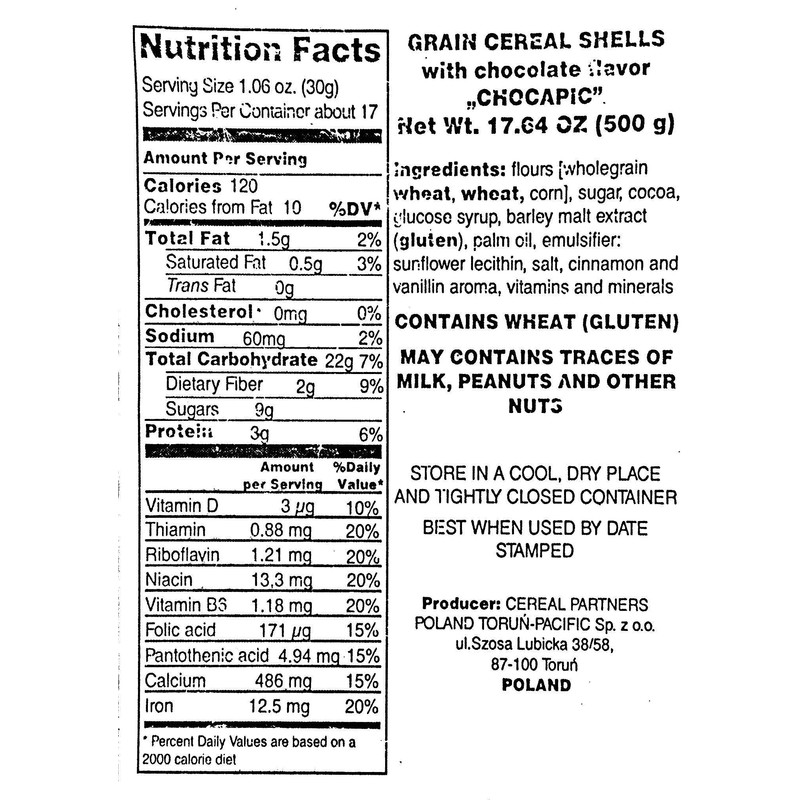 Nestle Chocapic Wholegrain Chocolate Cereal 450g