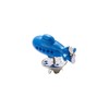 Knighthood Broche de solapa submarino (azul), Mediano, Metal