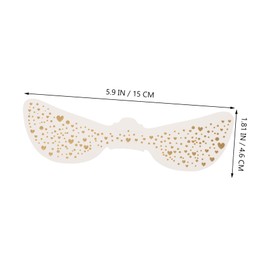 Mikinona 6sheets Natural Looking Sparkle Freckle Patches Temporary Face Stickers for Party Makeup Freckles Acne Patches