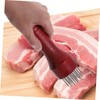 Ipetboom Stainless Steel Meat Tenderizer Mallet with Handle Ergonomic Kitchen