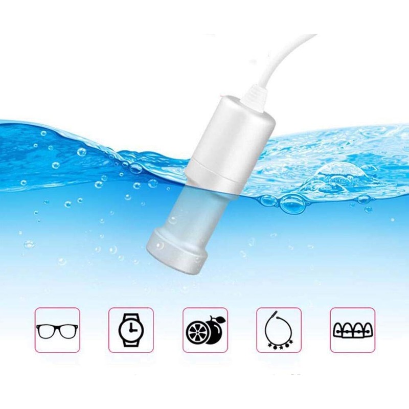 Portable Household Ultrasonic Cleaner PRO, Professional Mini Immersible Ultrasonic Cleaning