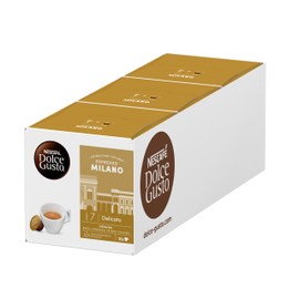 NESCAFÉ DOLCE GUSTO Inspirazione Italiana Espresso Milano Coffee Capsules Pack of 3 (3 x 16 Servings)