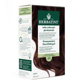 Herbatint Permanent Hair Dye Gel 4R Copper - Chestnut Brown - 170 ml I No Ammonia, Optimal Grey Hair Coverage I Tested for Sensitive Skin with 8 Plant Extracts