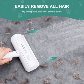 Tierhaarentferner, Fusselrolle Tierhaare, Wiederverwendbare Fusselentferner für Hundehaare Katzenhaare - LIUCOLI Selbstreinigende Fusselbürste für Teppiche, Möbel, Sofas, Bett, Kleidung usw.