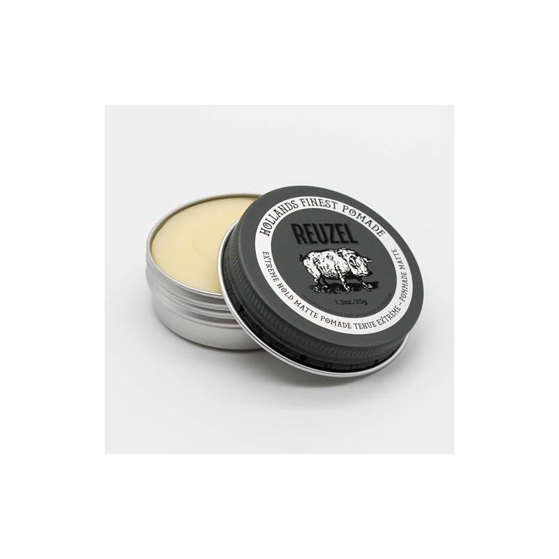 REUZEL Extreme Hold Matte Pomade, Strongest All Day Hold, Water