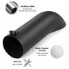 LCGP 4 Inch Inlet Turn Down Bolt On Exhaust Tip,