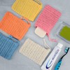 Linkidea 5 Pack Soap Bag Pouch, Colorful Exfoliating Saver with