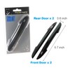 Hypersonic Car Door Edge Protector Guards Auto Plastic Black Door