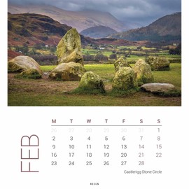Carousel Worldwide, Lake District 2026 Desk Calendar