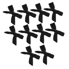 Kisangel 10Pcs Velvet Bow Hair Clips for Women Chic Bowknot Barrettes for Ponytails Hair Decoration Accessories for Parties Travel and Daily Use