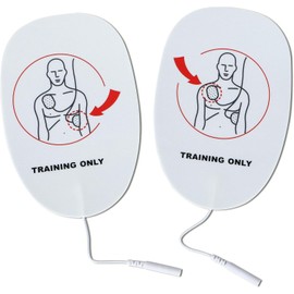 AED Trainer Pads, XFT 5 Packs Training Pads Replacement Trainer Electrode Pads Compatible with XFT-120C, XFT-120C+, XFT-D0009, XFT-120GA, XFT-120N (Aldult & Paediatric Mode)