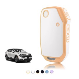 TOOMUME Key Case TPU Car Key Case Fits Kia Sportage R GT MK5 Stinger GT Sorento Picanto Ceed CD Proceed XCeed Cerato Forte, Key Cover Protection Key Shell - Flip Key