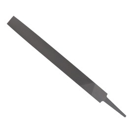 ツボサン 鉄工用ヤスリ 平 細目 柄無し 250mm T-28