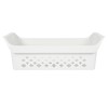 HECASA 2 Pcs 5304512718 Universal White Storage Basket for Frigidaire
