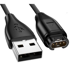 Charger for Garmin Watch, Ankky 3.3ft USB Charger Cable Data Sync Cable for Garmin 5/5S/5X/Plus/6/6S/6X/Pro/Forerunner 935/Quatix 5/Quatix 5 Sapphire/Vivoactive 3 Watch, Black