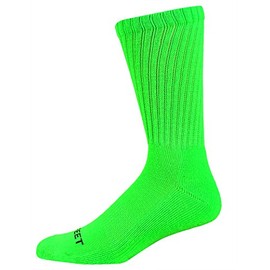 Pro Feet Multi-Sport Crew Socks, Lime, Small