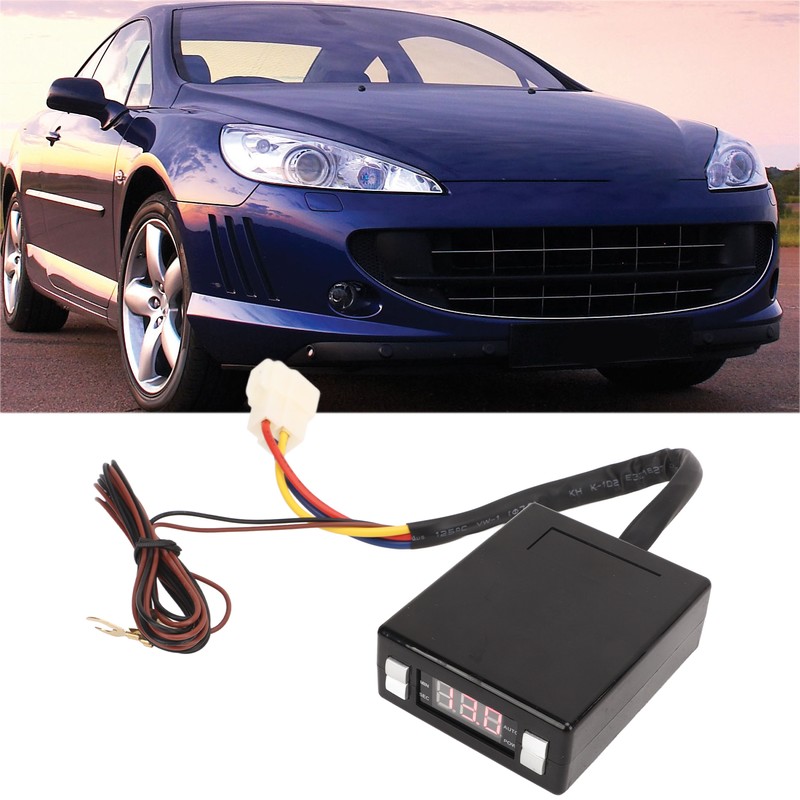 Auto Turbo Timer LED Digital Display Programmable Universal Turbo Flameout