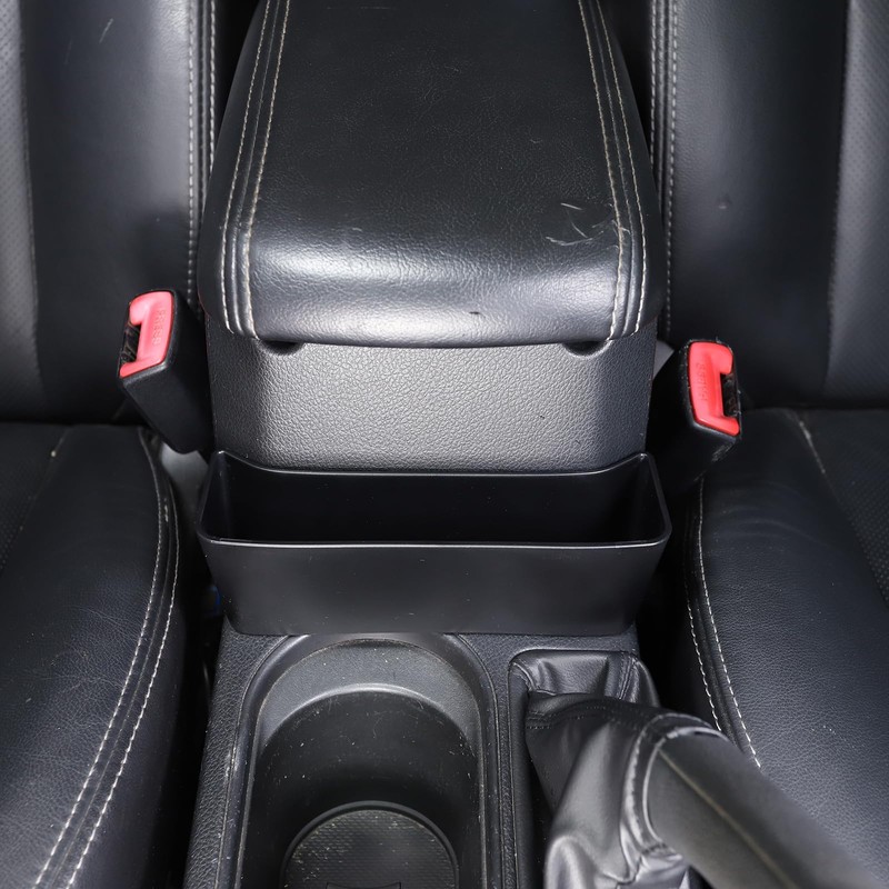 Aotumcer Center Console Sunglasses Holder Armrest Box Black Eyeglasses Storage