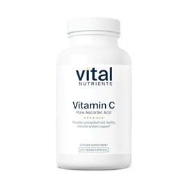 Vital Nutrients Vitamin C 1000mg (100% Pure Ascorbic Acid) - Vegan Antioxidant Supplement for Immune Support and Iron Absorption* - Gluten, Dairy and 