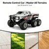 haomsj 1/64 Mini Rc Monster Truck 6x6 Off Road Remote