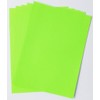 Fluorescent Green Fluorescent Sheets, Approx. A4 Size, 5 Sheets