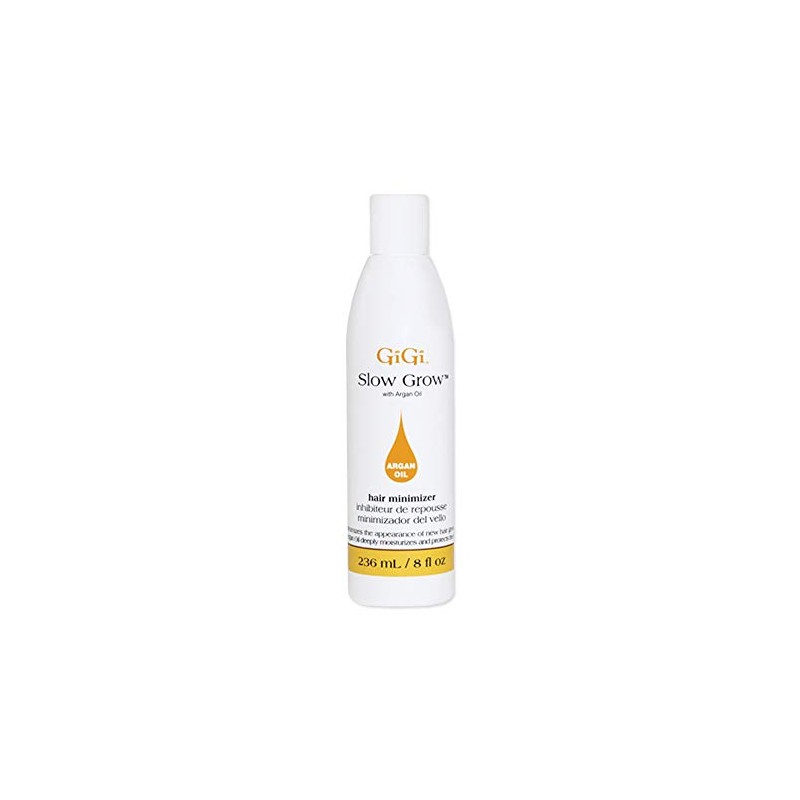 Gigi Slow Grow Lotion with Argan Oil, 8 Ounce