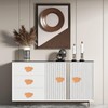 Wooden Cabinet Knobs, Pack of 6 Cabinet Knobs, Cloud Wood