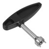 BIUDECO Tools Gearless Spike Wrench for Shoes Long Pegs Black