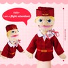 Role Play Hand Puppets Hand Plush Chef Doctor Fireman Pirate