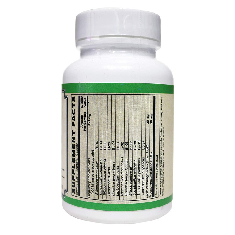 AlchePharma 100 Billion Probiotic, 12 Acid Resistant strains 30 Veg