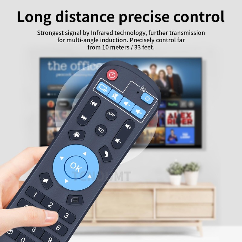 PZL Replacement Remote Control fit for Android TV Box MXQ