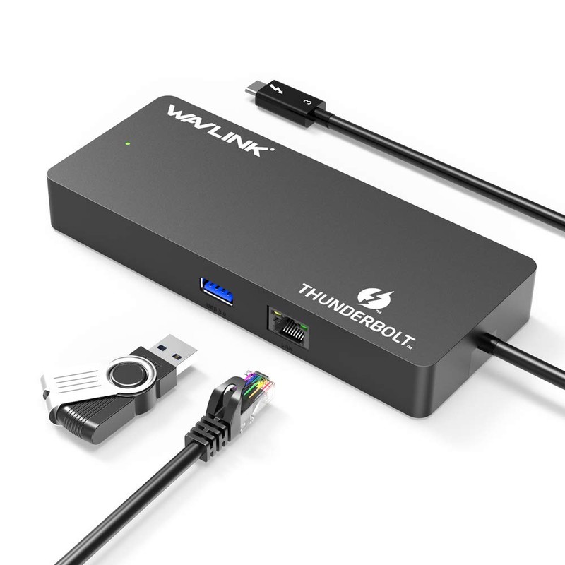 WAVLINK Thunderbolt 3 Mini Dock Docking Station / Dual 4K