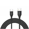 HD Accessory 3 ft PD USB-C to USB-A High-Speed Charge & Sync Cable - Black