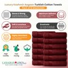 Canadian Linen Luxury Washcloths Set, 12 Pieces Face Towels 12"x12"