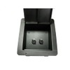 Recessed Floor Pocket Stage Box Loaded w/ 2 NCJ6FI-S Neutrik