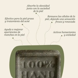 Jabón Facial Carbón Activado Antiacné Y Exfolia Matimati 45g                                                                                          