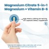 5-in-1 Magnesium Supplement 420 mg Complex, Glycinate, Malate, Citrate