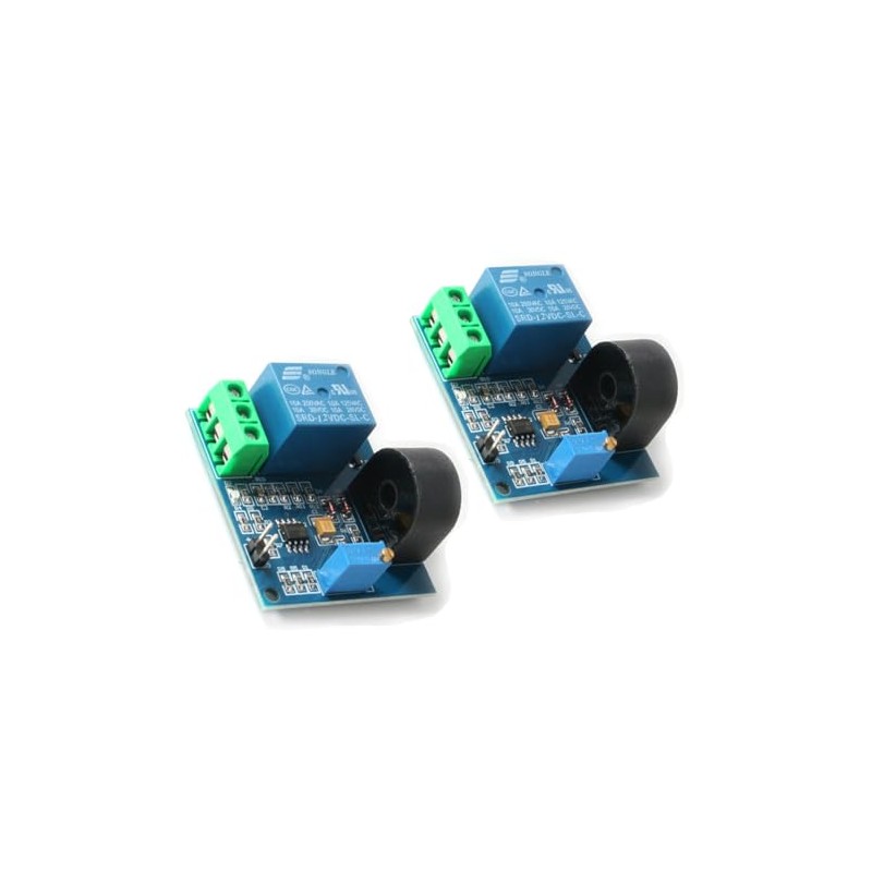 Hailege 2pcs 12V 5A AC Current Sensor Relay, AC Current